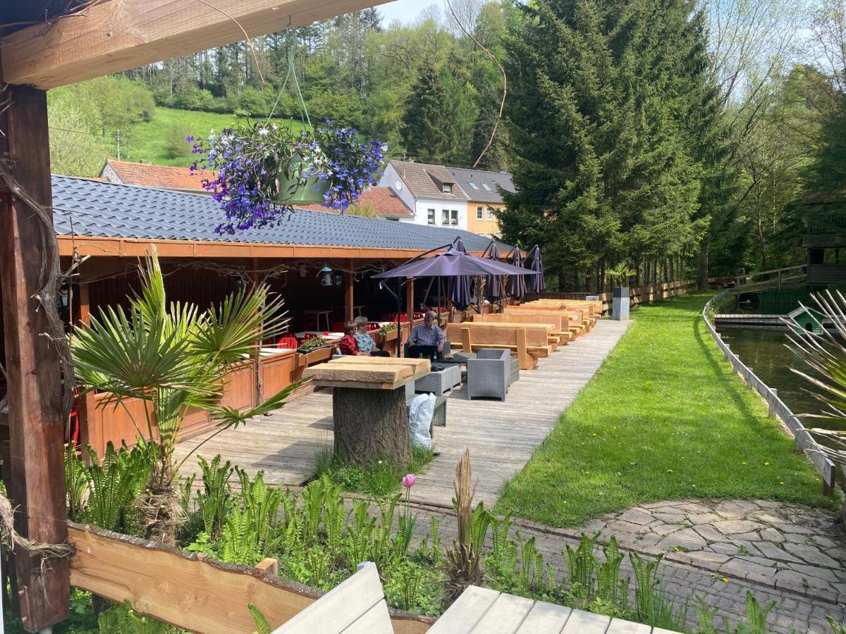 Hotel-Restaurant Theis-Muehle Biersdorf am See Exterior photo